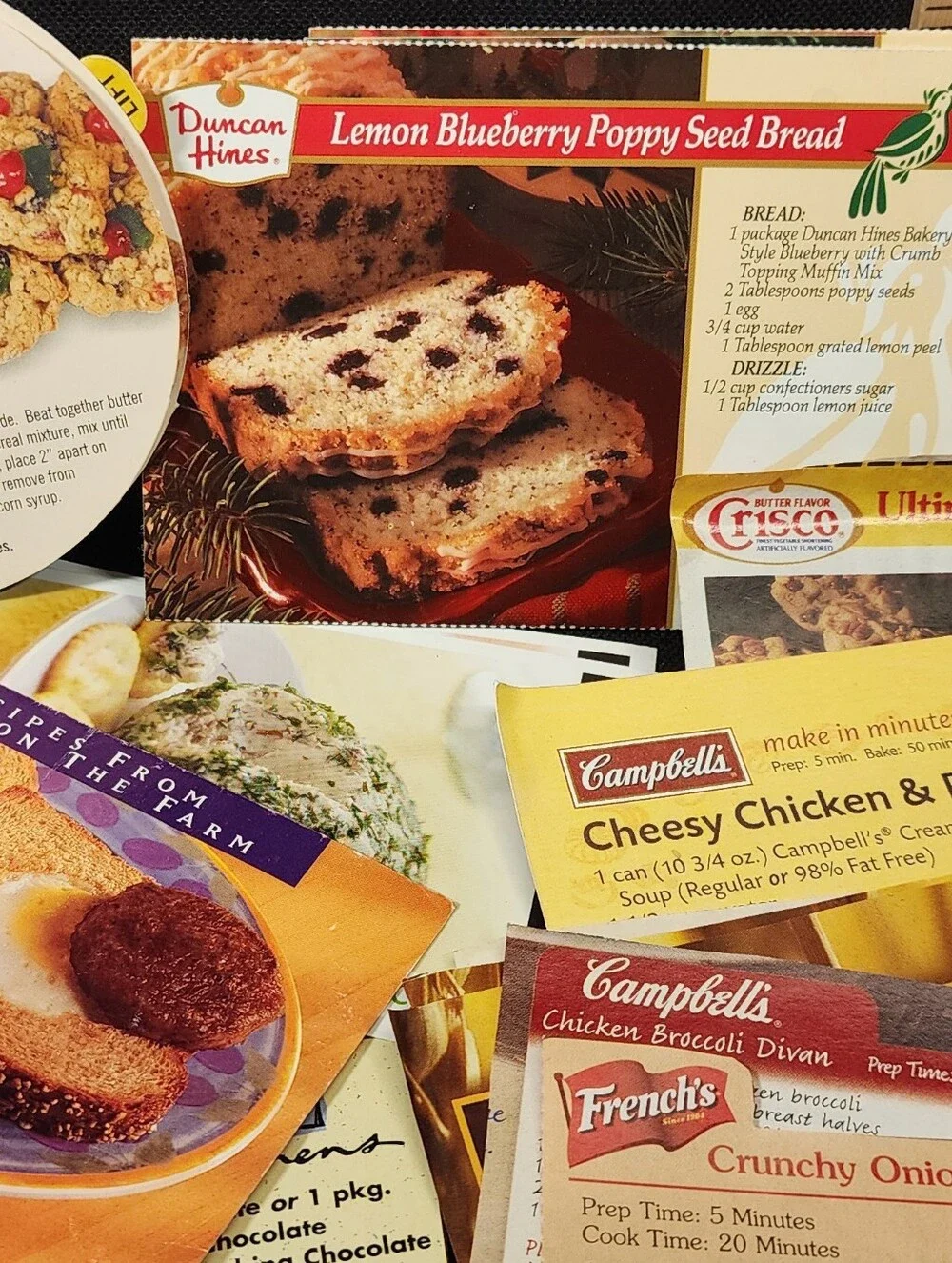 Vintage Jello Coolwhip & More Mix Lot of 50 Recipe Grandma Favorites Used